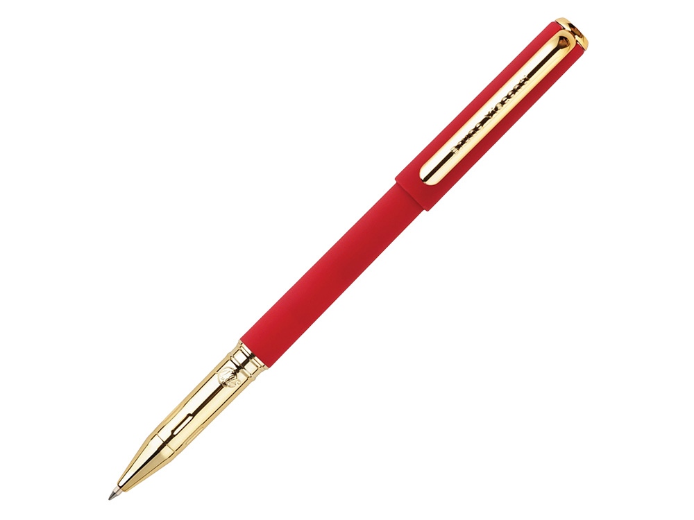 Ручка пластиковая шариковая "Parliament", 0,7 мм, синие чернила, красный/золотистый