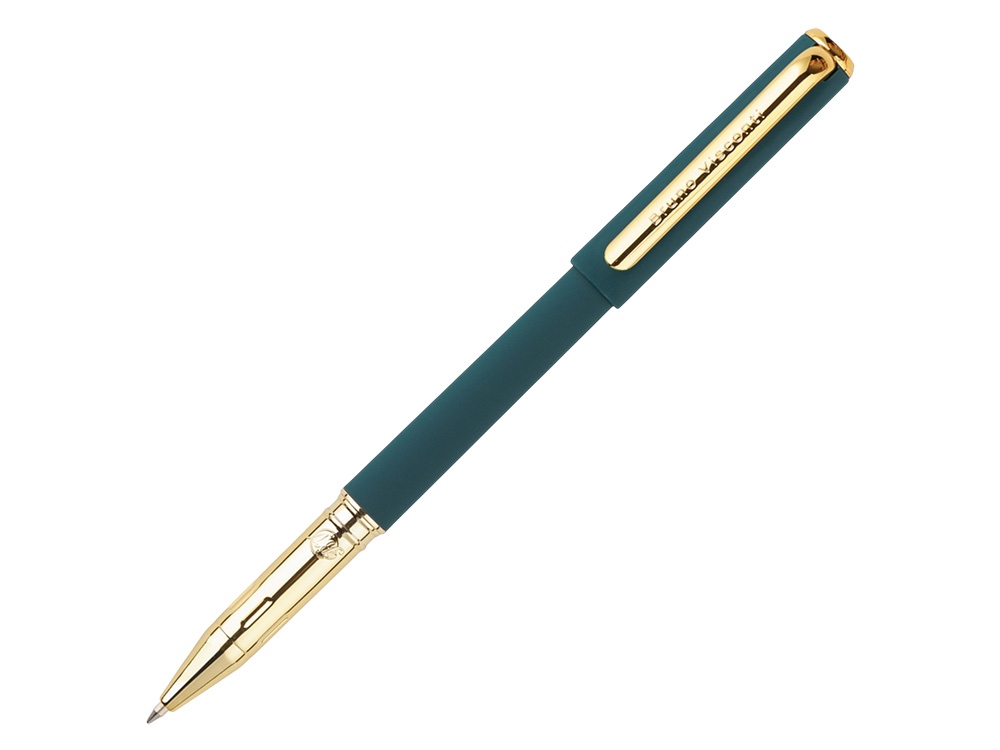 Ручка пластиковая шариковая "Parliament", 0,7 мм, синие чернила, зеленый/золотистый