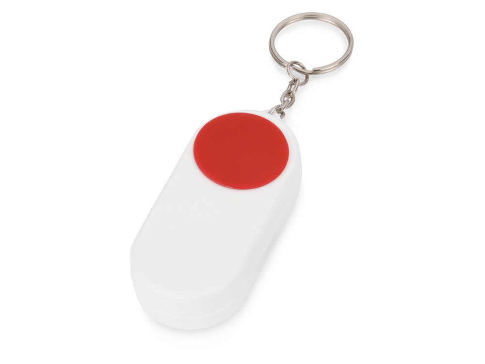 Брелок-футляр для таблеток «Pill», белый/красный